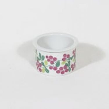 Arabia Pomona purnukka, puolukka, suunnittelija Raija Uosikkinen, puolukka, serikuva