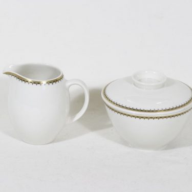 Arabia Virva sugar bowl and creamer, Raija Uosikkinen