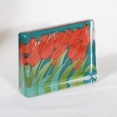 Iittala lasikortti, Tulppaanit, suunnittelija Heljä Liukko-Sundström, Tulppaanit, suuri, serikuva