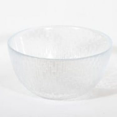 Iittala Ultima Thule kulho, kirkas, suunnittelija Tapio Wirkkala, suuri