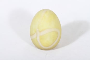 Nuutajärvi Pälviallin muna koristemuna, signeerattu, suunnittelija Oiva Toikka, signeerattu