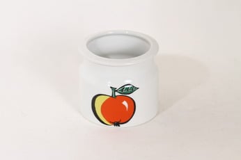Arabia Tutti Frutti purnukka, omena, suunnittelija Ulla Procope, omena, serikuva