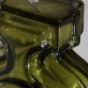 Riihimäen lasi 1310 maljakko, oliivinvihreä, suunnittelija Helena Tynell,  kuva 4