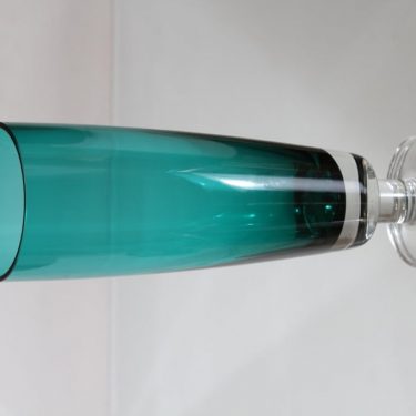 Riihimäki glass 1371 vase, turquoise