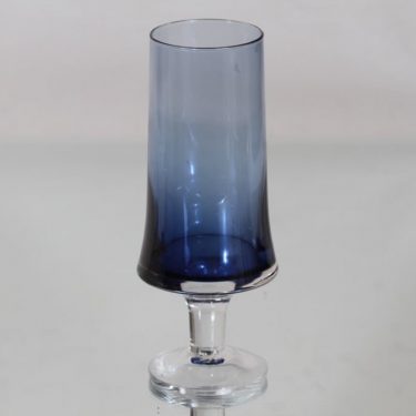 Iittala 2727 vase, blue, Tapio Wirkkala