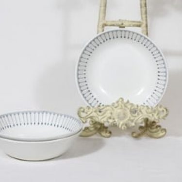 Arabia Heini annoskulhot, 3 kpl, suunnittelija Raija Uosikkinen, kuparipainokoriste