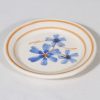 Kupittaan savi decorative plate, hand-painted, small, signed, 3