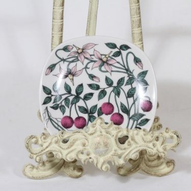 Arabia Botanica decorative plate, Karpalo, designer Esteri Tomula, small, silk screening