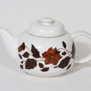 Arabia Tea for Two teekaadin, 1 l, suunnittelija Gunvor Olin-Grönqvist, 1 l, serikuva