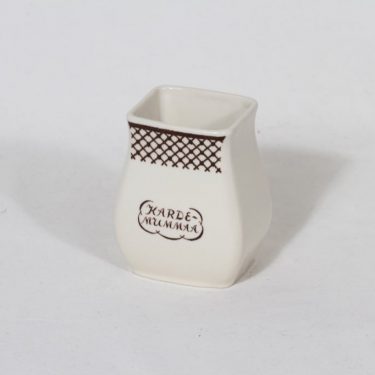 Arabia EG 1 cardamom jar, text design, small