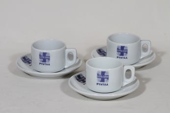 Arabia Lotta-Svärd kahvikupit, 17 cl, 3 kpl, suunnittelija , 17 cl, painokoriste