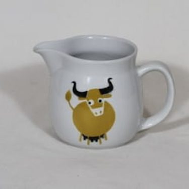 Arabia Heluna kaadin, 0.5 l, suunnittelija Anja Juurikkala, 0.5 l, pieni, puhalluskoriste, lehmäaihe