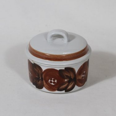 Arabia Rosmarin sugar bowl, hand-painted, Ulla Procope