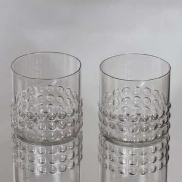 Riihimäen lasi Grappo lasit, 25 cl, 2 kpl, suunnittelija Nanny Still, 25 cl
