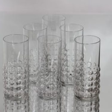 Riihimäen lasi Grappo lasit, 16 cl, 6 kpl, suunnittelija Nanny Still, 16 cl