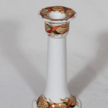 Arabia Santa Arctica kynttilänjalka, suunnittelija Inkeri Leivo, serikuva, lyhdeaihe