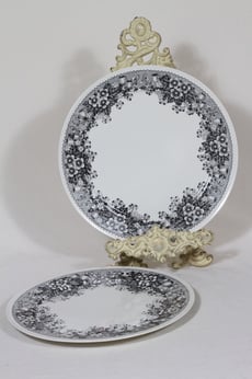Arabia Talvikki lautaset, matala, 2 kpl, suunnittelija Raija Uosikkinen, matala, serikuva