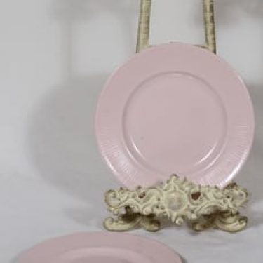 Arabia Sointu lautaset, rosa, 2 kpl, suunnittelija Kaj Franck, pieni