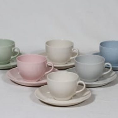 Arabia Sointu kahvikupit, eri värejä, 6 kpl, suunnittelija Kaj Franck,