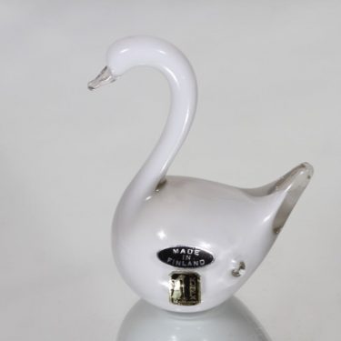 Kumela decorative item, swan, designer Armando Jacobino, signed