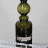 Riihimäen lasi Pompadour kynttilänjalka, oliivinvihreä, suunnittelija Nanny Still,  kuva 2