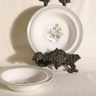 Arabia Diana soup plates, 4 pcs, hand-painted