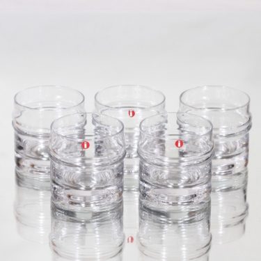 Iittala Pisaranrengas glasses, 8 cl, 5 pcs, Timo Sarpaneva