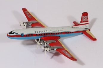 Douglas lelu, lentokone, DC-7C, suunnittelija , lentokone, DC-7C, maalattu, pelti
