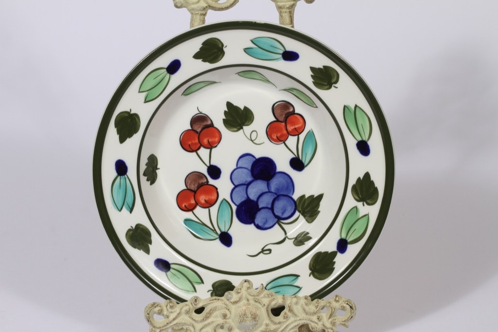 Arabia Palermo lautanen, syvä, suunnittelija Dorrit von Fieandt, syvä, käsindreijattu, signeerattu