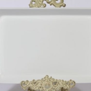 Arabia Kilta vati, valkoinen lasite, suunnittelija Kaj Franck,