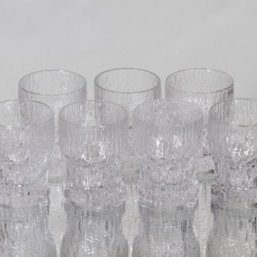 Iittala Aslak lasit, 4 cl, 7 kpl, suunnittelija Tapio Wirkkala, 4 cl, pieni, 4 cl