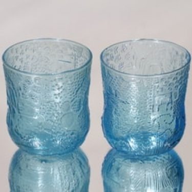 Nuutajärvi Fauna lasit, 20 cl, 2 kpl, suunnittelija Oiva Toikka, 20 cl
