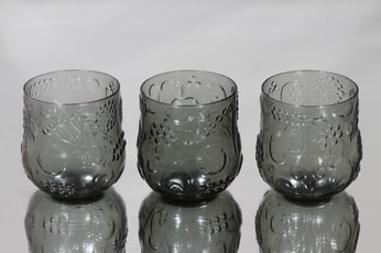 Nuutajärvi Frutta lasit, 20 cl, 3 kpl, suunnittelija Oiva Toikka, 20 cl