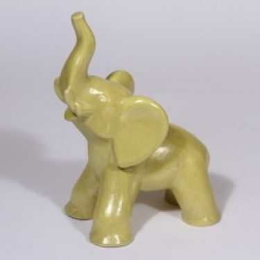 Kupittaan savi 359 III eläinfiguuri, norsu, suunnittelija Kerttu Suvanto-Vaajakallio, norsu, suuri
