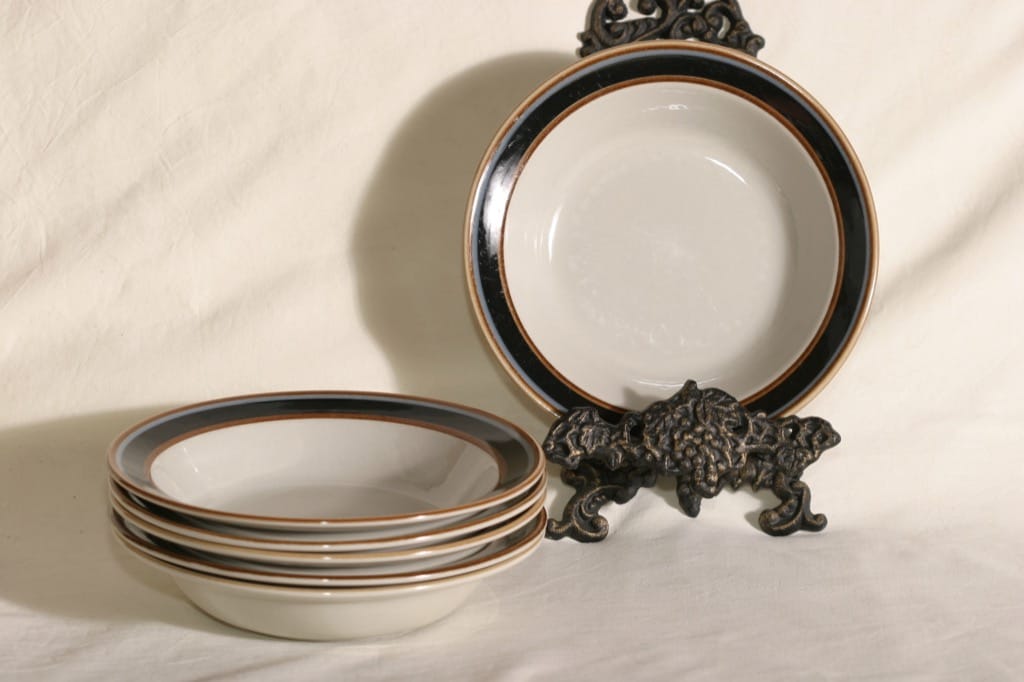 Arabia Taika soup plates, 6 pcs, designer Inkeri Seppälä