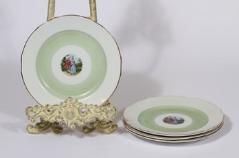 Arabia Romantica lautaset, 4 kpl, suunnittelija , pieni