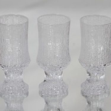 Iittala Ultima Thule valkoviinilasit, 16 cl, 3 kpl, suunnittelija Tapio Wirkkala, 16 cl