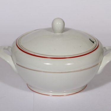 Arabia R soup bowl, stripe decoration