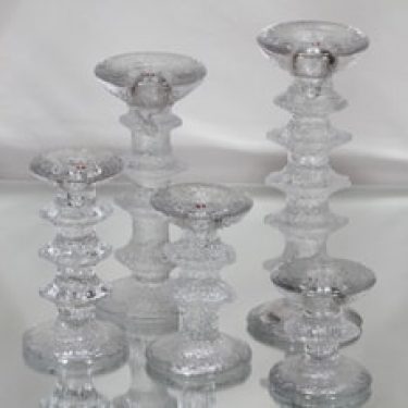 Iittala Festivo kynttilänjalat, eri kokoja, 5 kpl, suunnittelija Timo Sarpaneva, eri kokoja