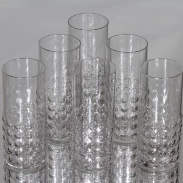 Riihimäen lasi Grappo lasit, 15 cl, 6 kpl, suunnittelija Nanny Still, 15 cl