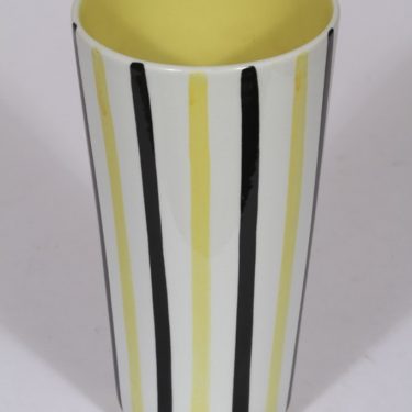 Arabia Inari vase, yellow, Göran Bäck