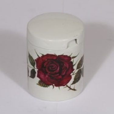 Arabia Ruusu purnukka, punainen, suunnittelija , serikuva, kukka-aihe