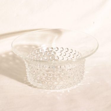 Nuutajärvi Näppyläkulho kulho, kirkas, suunnittelija Saara Hopea,