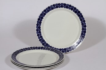 Arabia Rypäle lautaset, sininen, 4 kpl, suunnittelija , serikuva