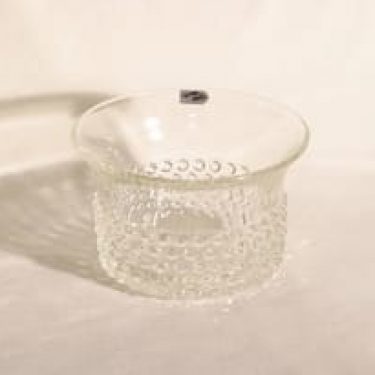 Nuutajärvi Näppyläkulho kulho, kirkas, suunnittelija Saara Hopea,