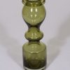 Riihimäen lasi Pompadour maljakko, oliivinvihreä, suunnittelija Nanny Still,  kuva 2