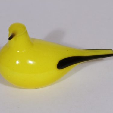 Nuutajärvi koristelintu, Kuhankeittäjä, suunnittelija Oiva Toikka, Kuhankeittäjä, signeerattu