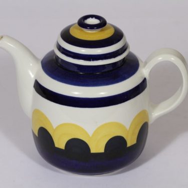 Arabia Paju coffee pot 1 l, designer Anja Jaatinen-Winquist, retro, hand-painted