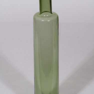 Riihimäen lasi Koristepullo koristepullo, vihreä, suunnittelija Nanny Still, signeerattu