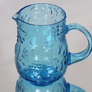 Nuutajärvi Frutta kaadin, turkoosi, suunnittelija Oiva Toikka, 1 l